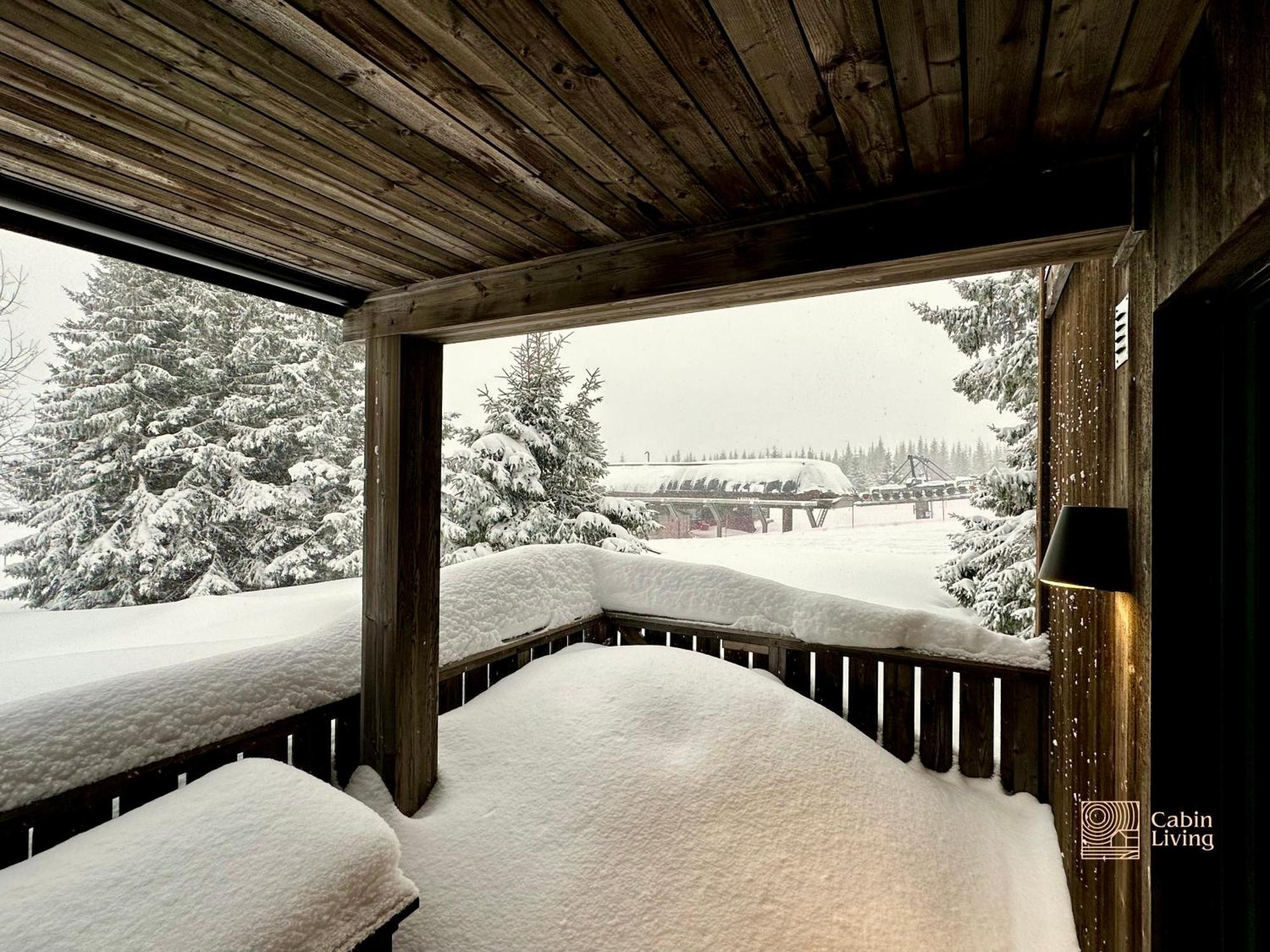 Modern Ski-In Out Apartment At Sjusjoen Exterior foto
